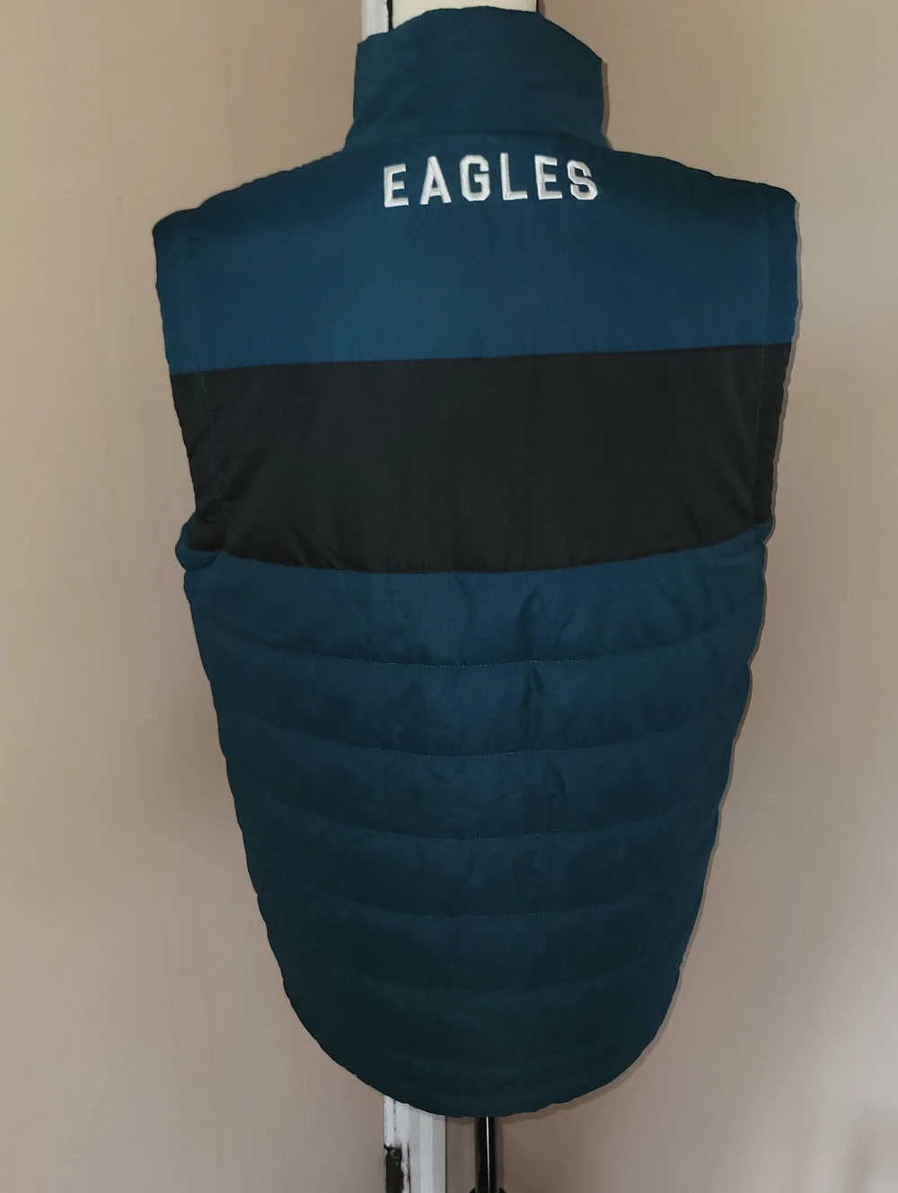 Philadelphia Eagles Teal & Black Puffer Vest